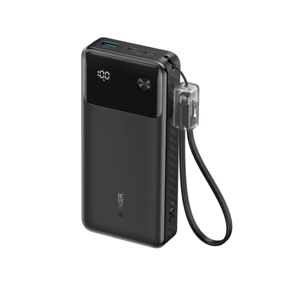 پاوربانک Anker 30W 20000mAh مدل Smart Display Nano با نمایشگر هوشمند